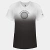 Women's V-Neck Ombre T-Shirt Thumbnail