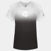 Women's V-Neck Ombre T-Shirt Thumbnail